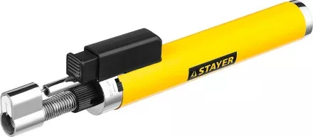 Газовая горелка-карандаш &quot;MaxTerm&quot;, STAYER &quot;MASTER&quot; 55560, с пьезоподжигом, регулировка пламени, 1100С 55560 купить в Ноябрьске