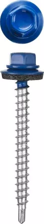 Саморезы СКМ кровельные, RAL 5005 синий насыщенный, 19 x 5.5 мм, 2 500 шт, для металлических конструкций, STAYER 30300-55-019-5005 купить в Ноябрьске