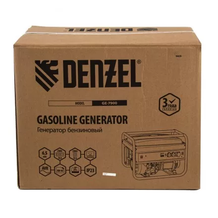 Генератор бензиновый DENZEL GE 7900 94638 купить в Ноябрьске