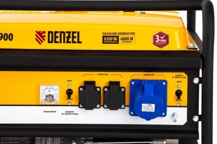 Генератор бензиновый DENZEL GE 7900 94638 купить в Ноябрьске