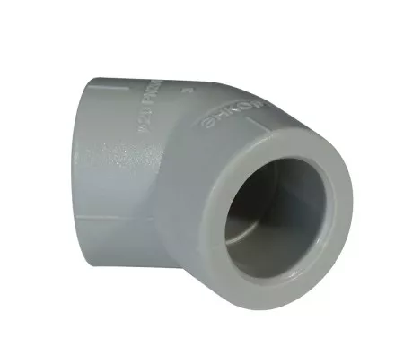 Уголок PP-R 45° 20мм серый (100/1000) 44150 купить в Ноябрьске