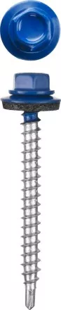 Саморезы СКМ кровельные, RAL 5005 синий насыщенный, 19 x 5.5 мм, 500 шт, для металлических конструкций, STAYER 30305-55-019-5005 купить в Ноябрьске