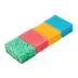 Губки для посуды Coral, 95 x 64 x 36 мм, 4 шт, Home Palisad 923585 купить в Ноябрьске