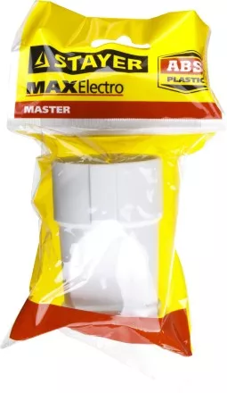 Розетка MAXElectro электрическая, 16А/220В, с заземлением, белая, STAYER 55180-W купить в Ноябрьске