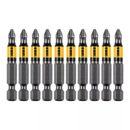 Бита PH2х50, сталь S2, цилиндр., 10 шт. Е 6,3 Denzel 11641 купить в Ноябрьске
