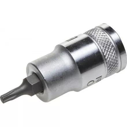 Торцовая бита-головка KRAFTOOL &quot;INDUSTRIE QUALITAT&quot;, материал S2, TORX, сатинированная, 1/2&quot;, Т20 27905-20_z01 купить в Ноябрьске