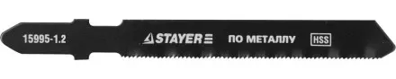 Полотна STAYER &quot;PROFI&quot;, T218A, для эл/лобзика, HSS, по металлу (1-3мм), фигур. рез, EU-хвост., шаг 1,2мм, 50мм, 2шт 15995-1.2_z01 купить в Ноябрьске