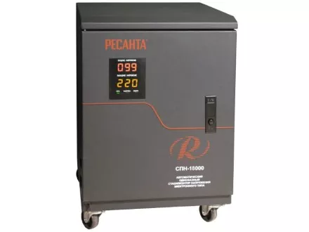 Стабилизатор напряжения однофазный Ресанта СПН-18000 купить в Ноябрьске