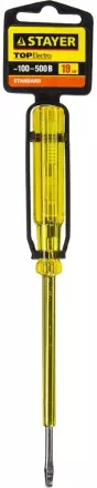 Пробник STAYER &quot;STANDARD&quot; электрический, 100-500В, 190мм, этикетка-флажок 2570-19_z01 купить в Ноябрьске