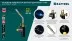Blue Fire  KF-9000  горелка для МАПП / MAPP газа,  с пъезоподжигом,  на баллон c резьбовым соединением US 1, 2000°C 55510 купить в Ноябрьске