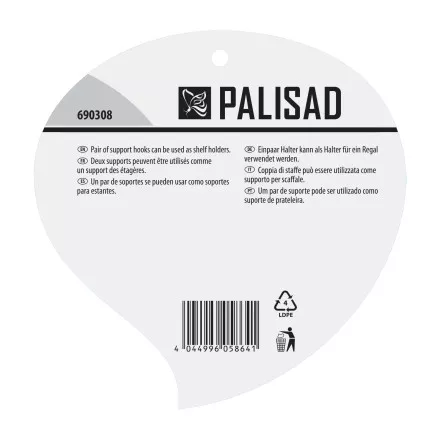 Кронштейн для крепления подвесных корзин, настенный Palisad 690308 купить в Ноябрьске