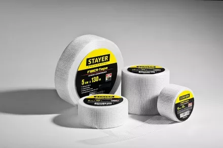 Серпянка самоклеящаяся FIBER-Tape, 5 см х 10м, STAYER Professional 1246-05-10 1246-05-10_z01 купить в Ноябрьске