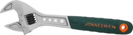 Ключ разводной 200 0-24мм пластиковая ручка   W27 АT8 Jonnesway 48046 купить в Ноябрьске