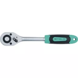 Ключ-трещотка 1/2&quot; 72 зуба с быстрым сбросом CrV STELS 14027