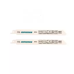 Полотна по металлу для сабельной пилы 4402 - S1122EF 180 x 14 мм 2 шт Gross 782103