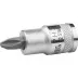 Торцовая бита-головка KRAFTOOL &quot;INDUSTRIE QUALITAT&quot;, материал S2, PHILLIPS, сатинированная, 1/2&quot;, PH3 27901-3_z01 купить в Ноябрьске