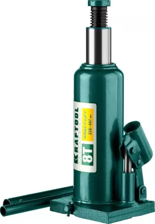 Домкрат гидравлический бутылочный &quot;Kraft-Lift&quot;, сварной, 8т, 228-447мм, KRAFTOOL 43462-8 43462-8_z01 купить в Ноябрьске