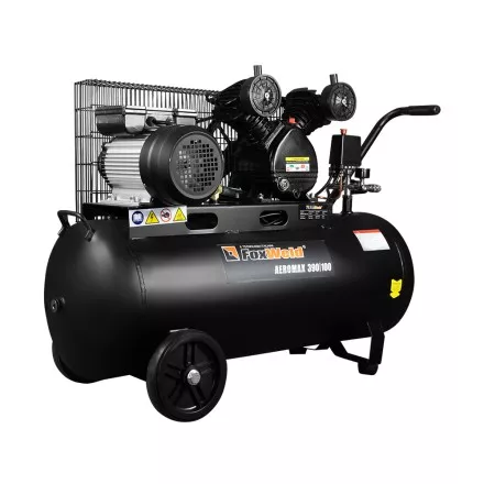 Компрессор масляный ременной AEROMAX 390/100 FoxWeld купить в Ноябрьске