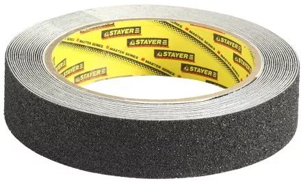 Клейкая лента, STAYER Profi 12270-25-05, противоскользящая, 25мм х 5м 12270-25-05 купить в Ноябрьске