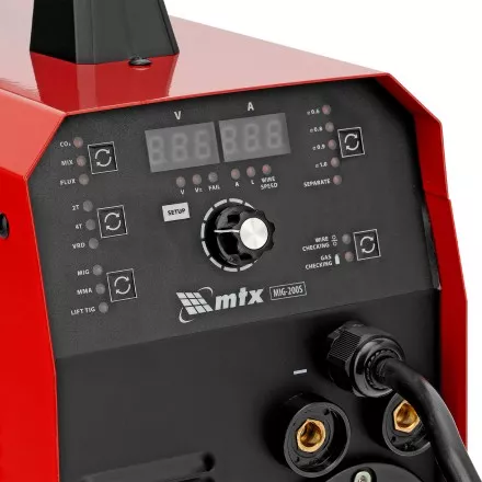 Аппарат инвертор. полуавтомат. cварки MTX MIG-200S, 200A, ПВ 60%, катушка 5 кг купить в Ноябрьске