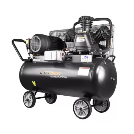 Компрессор масляный ременной AEROMAX 420/100 FoxWeld купить в Ноябрьске
