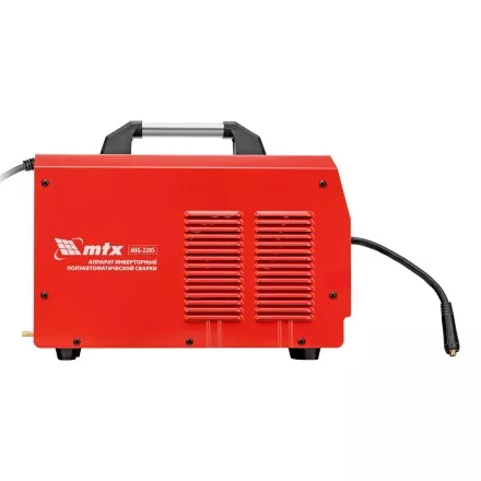 Аппарат инвертор. полуавтомат. cварки MTX MIG-220S 94304, 220A, ПВ 60%, катушка 5 кг купить в Ноябрьске