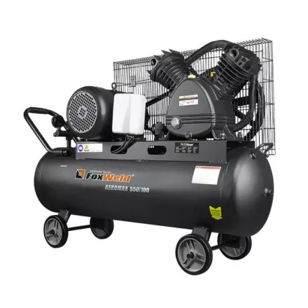 Компрессор масляный ременной AEROMAX 550/100 FoxWeld купить в Ноябрьске