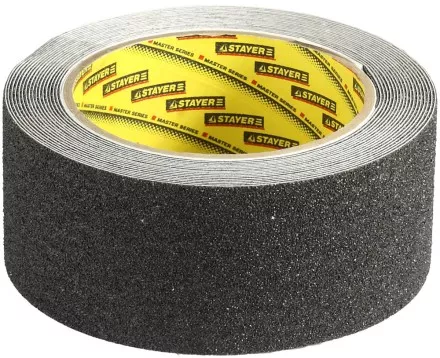 Клейкая лента, STAYER Profi 12270-50-05, противоскользящая, 50мм х 5м 12270-50-05 купить в Ноябрьске