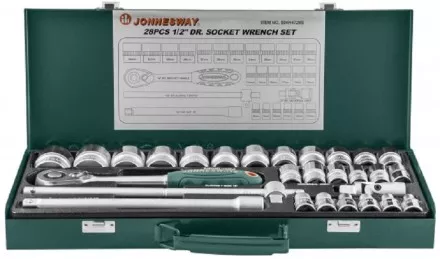 Набор головок торцевых 1/2&quot;DR 8-34мм 28предметов S04Н4728S Jonnesway 47534 купить в Ноябрьске