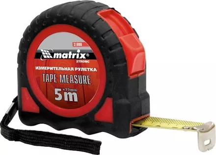 Рулетка Target 7,5 м * 25 автоматическая фиксация обрезиненный корпус  MATRIX 31083 купить в Ноябрьске
