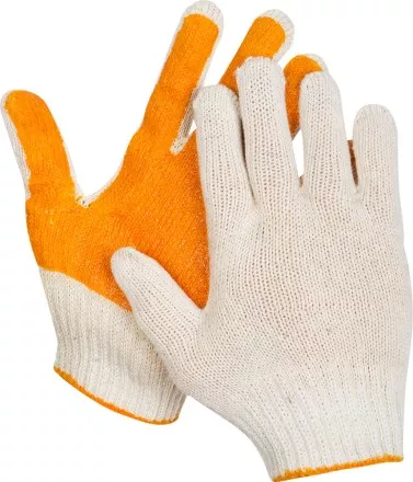 Перчатки STAYER &quot;МASTER&quot; трикотажные, 7 класс, х/б, обливная ладонь из ПВХ, L-XL 11405-XL купить в Ноябрьске