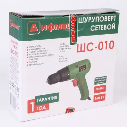 Сетевой шуруповерт Дифмаш ШС-010 купить в Ноябрьске