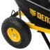 Тачка строительная Denzel 69000, усиленная, объем 140 л, 250 кг, двухколесная, колесо 15х6.00-6 купить в Ноябрьске