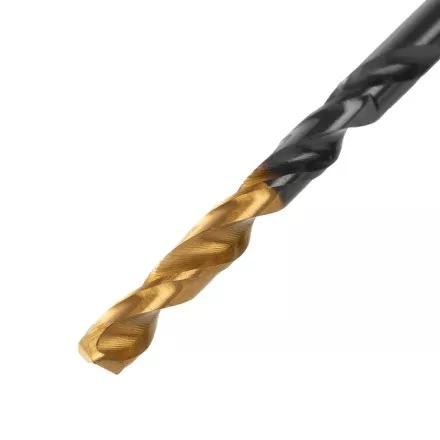 Сверло по металлу, 4 мм, HSS-Tin, Golden Tip, 10 шт. Denzel 717209 купить в Ноябрьске