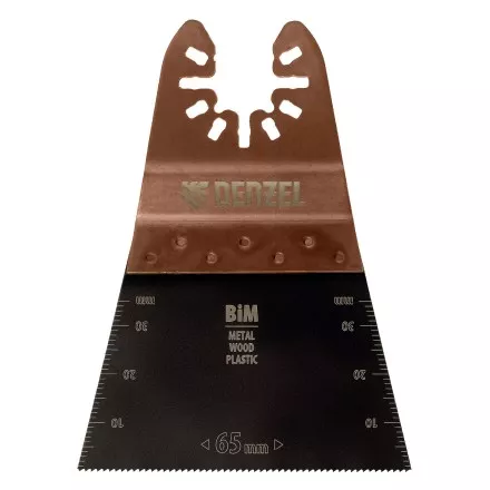 Насадка для МФИ режущая прямая, BiM, по металлу и дереву, 65 x 1.2 мм, мелкий зуб Denzel 782303 купить в Ноябрьске