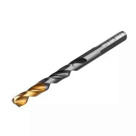 Сверло по металлу Denzel, 6 мм, HSS-Tin, Golden Tip, 10 шт. 717215 купить в Ноябрьске