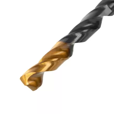 Сверло по металлу Denzel, 6 мм, HSS-Tin, Golden Tip, 10 шт. 717215 купить в Ноябрьске
