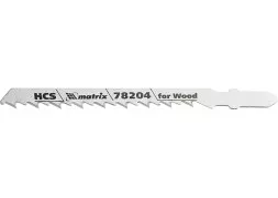Полотна для электролобзика по дереву 3 шт T144D 75 х 4мм HCS MATRIX Professional 78204