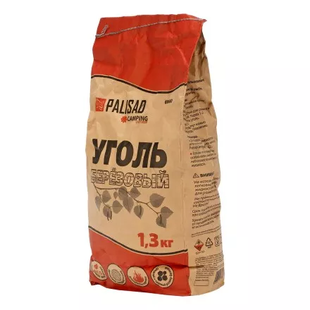 Уголь берёзовый, 1.3 кг Россия Camping Palisad 69660 купить в Ноябрьске