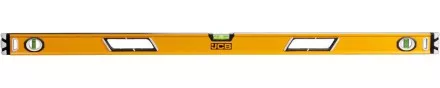Уровень JCB коробчатый, магнитный, 2 фрезерованные базовые поверхности, 3 ампулы, крашенный, с ручками, 0,5мм/м, 120см JBL005 купить в Ноябрьске