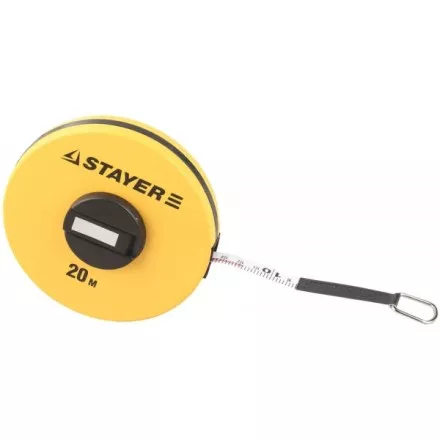 Мерная лента STAYER &quot;STANDARD&quot; фиберглассовая двусторонняя, 20м 34153-20 купить в Ноябрьске