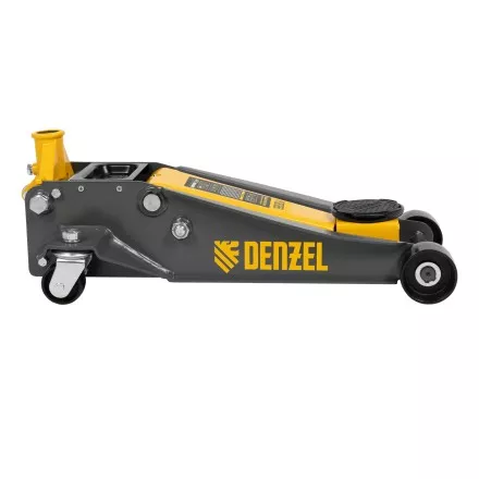 Домкрат гидравлический подкатной Denzel 51260, 3 т, 125-470 мм, быстрый подъем, проф. купить в Ноябрьске