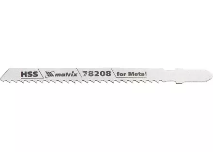 Полотна для электролобзика по металлу 3 шт T127D 75 х 3мм HSS MATRIX Professional 78208 купить в Ноябрьске