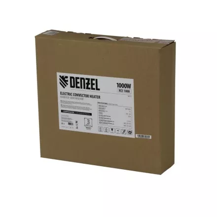 Конвектор электрический XCE-1000, 230 В, 1000 Вт, X-образный нагреватель Denzel 98115 купить в Ноябрьске