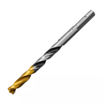 Сверло спиральное по металлу 6 x 93мм, Р6М5, Golden Tip, многогранная заточка Denzel 718278 купить в Ноябрьске
