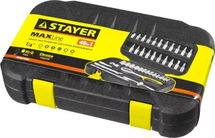 Набор слесарно-монтажного инструмента STAYER &quot;MASTER&quot;, 46 предметов 27760-H46 купить в Ноябрьске