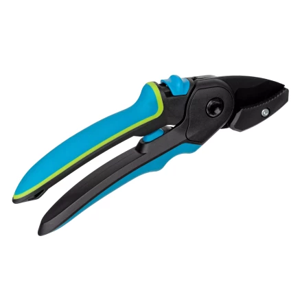 Секатор с наковальней Palisad, 220 мм, регулировка захвата, трехкомпонентные рукоятки, Luxe, 604805 купить в Ноябрьске