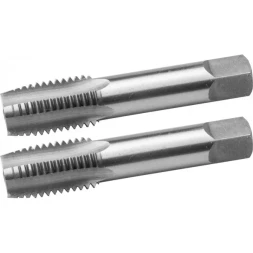 Комплект метчиков ЗУБР "МАСТЕР" ручных для нарезания метрической резьбы, М20 x 1,5, 2шт 4-28006-20-1.5-H2
