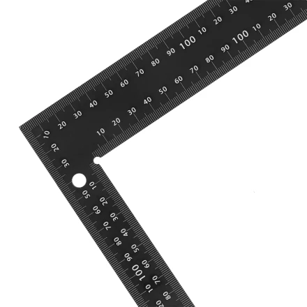 Угольник, 200 х 300 мм, алюминиевый, лазерная гравировка Denzel 32392 купить в Ноябрьске