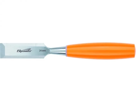 Стамеска 24 мм плоская пластмассовая рукоятка SPARTA 244255 купить в Ноябрьске